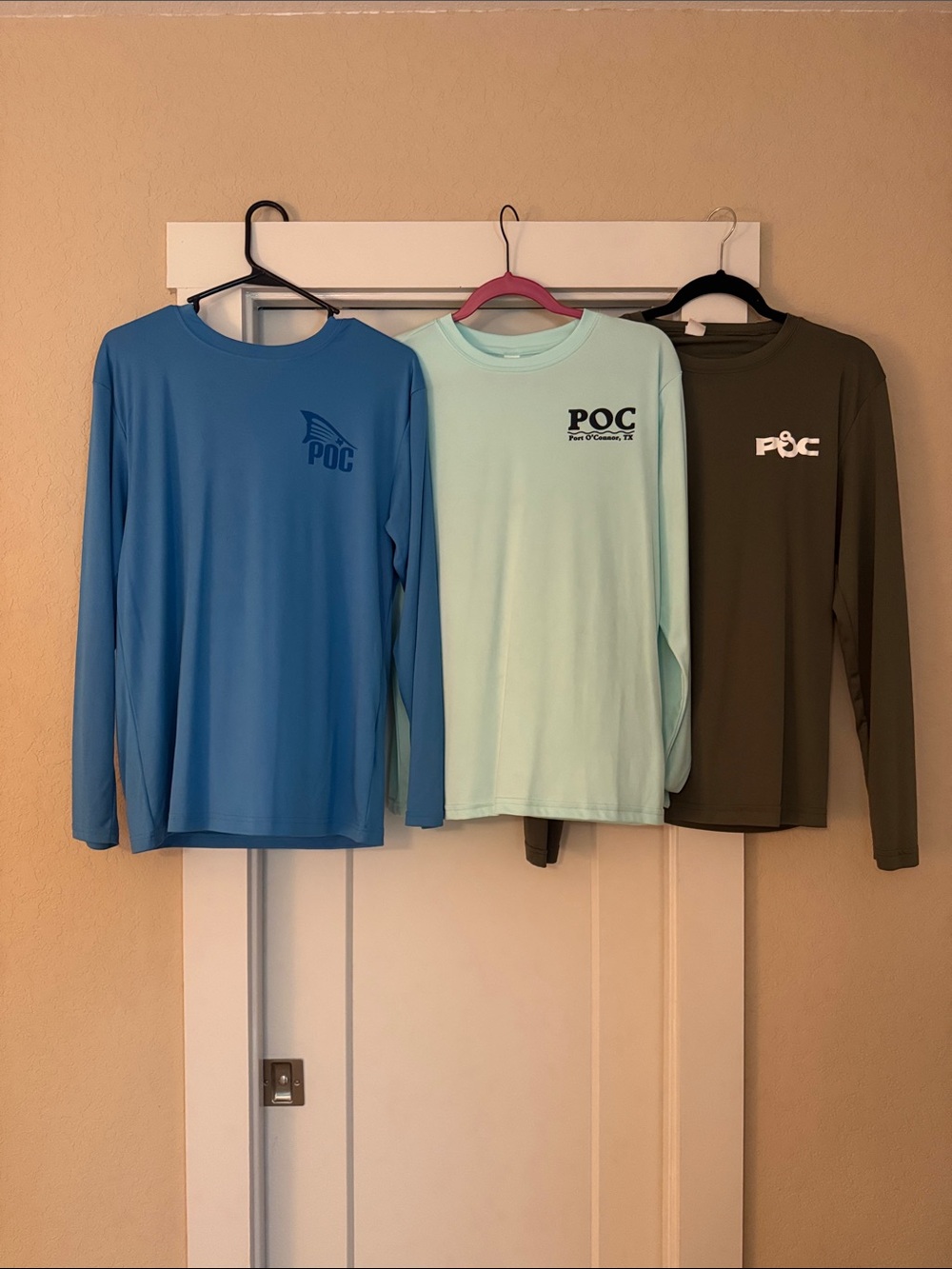 POC Logo Long Sleeve fishing shirts set